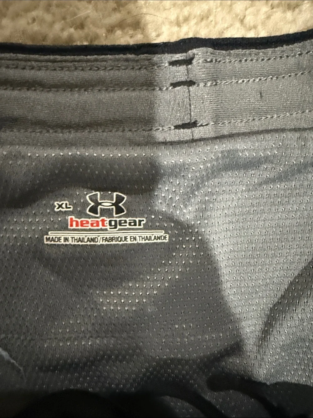 Under Armour Black Athletic Shorts with Gray Accents - Twin Set